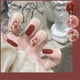 thumbnail image 1 of 24 pcs/box Cute Red Pink Strawberry Short Press On Nails - Glossy Full Cover Artificial Nail for Women and Girls - Easy to Apply and Remove - Perfect for Manicures and Parties, 1 of 3