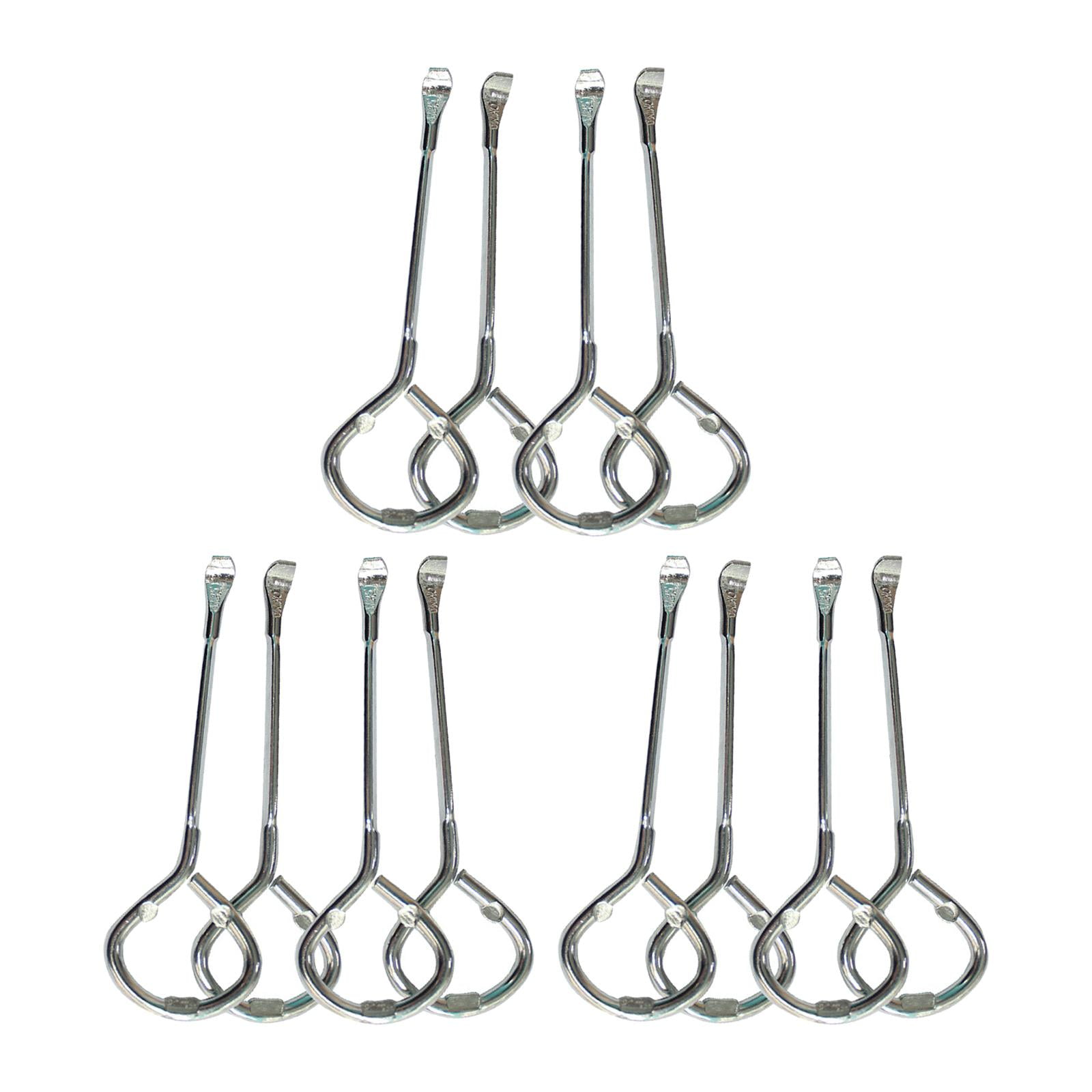 Magideal - Herramienta De Apertura De Pintura Multifuncional, Abrebotels, Abrebotels De Cerveza O Refrescos Para, Tapa De Cubo, Cubo De Pintura , 12 Piezas