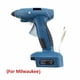thumbnail image 1 of Pistola Eléctrica Inalámbrica de Pegamento Caliente de 60W Adecuada para Batería de Iones de Litio MIilwaukee 18V Max, con 30 Pzas de Barras de Pegamento para Artes/manualidades/DIY/reparaciones (..., 1 of 5