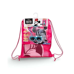 Mashini - Toalla Niño Niña Con Lentes De Sol Y Bolso Minie