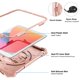 thumbnail image 3 of Funda ZtotopCases para iPad 10.2\" a prueba de golpes con correa giratoria – Rosa, 3 of 8