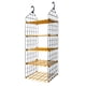 thumbnail image 3 of Organizador colgante para armario, estante colgante, cesta de almacenamiento portátil de 5 niveles plegable para calcetines, armario, bolsos, suéteres Azul amarillo, 3 of 5