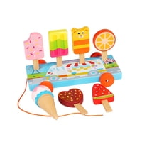 Magideal - Juego De Juguetes De Helado, Simulación De Helado, Coordinación Mano-Ojo, Práctica De Juegos De Rol, Juego De Simulación Para Niños En Edad Preescolar