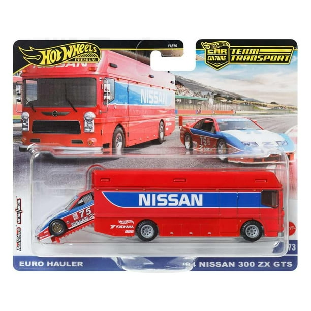 Toy Hot Wheels Team Transport Nissan Euro Hauler con 300 ZX GTS