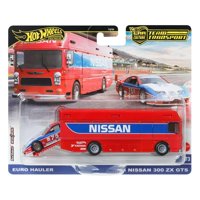 Toy Hot Wheels Team Transport Nissan Euro Hauler Con 300 Zx Gts Del 94 A Escala 1:64