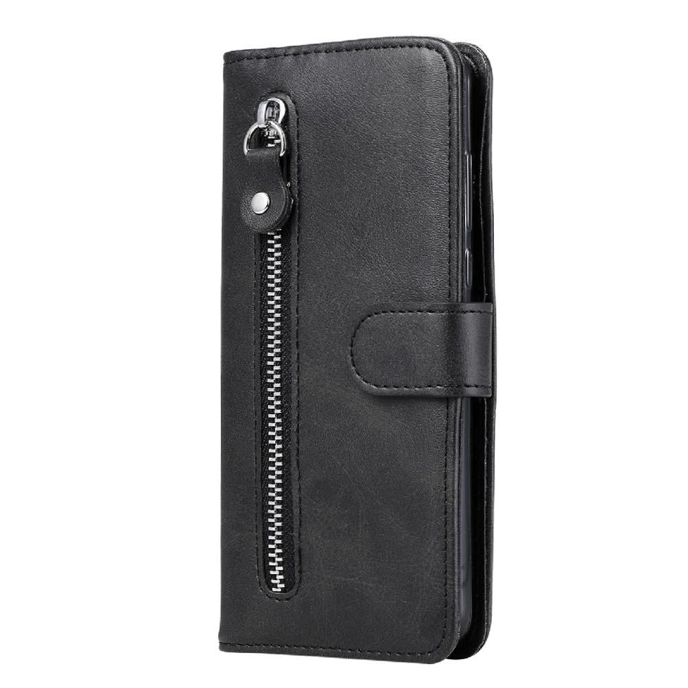 Gangxun - Funda Con Cremallera Para Xiaomi Poco X3/x3 Pro 5g, Carcasa Cartera De Cuero Pu Con Soporte Y Tarjetero