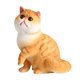 thumbnail image 1 of Figuras De Animales De Simulación, Figuras De Gatos Para Regalo De Cumpleaños, Decoración Favorita Para Fiesta, 1 of 3