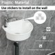 thumbnail image 2 of Lavabo de baño Shawoo 30 x 21 x 14 cm para montaje en pared sin perforación, 2 of 9