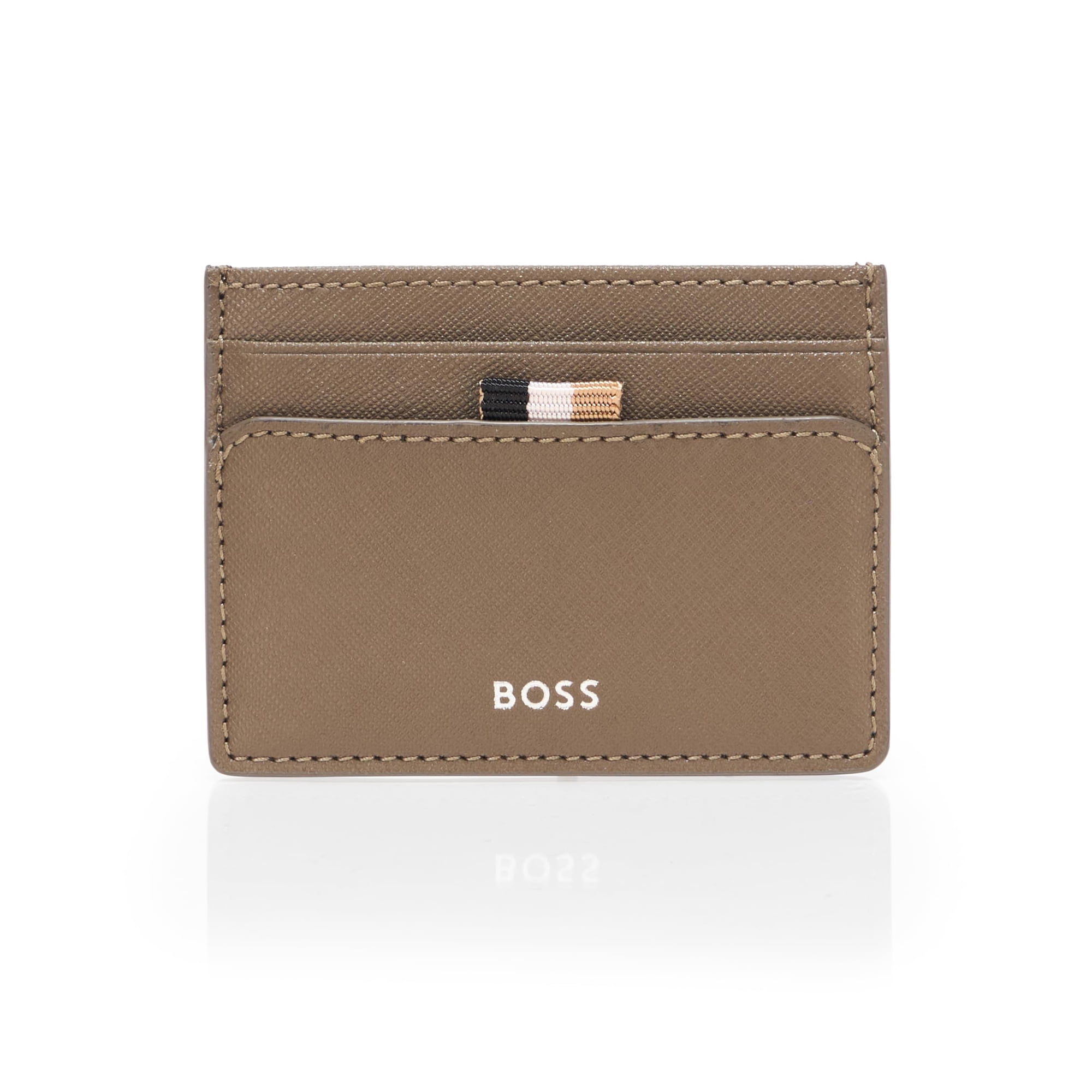 Tarjetero Boss Zair Pewter Green