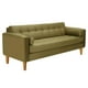 thumbnail image 2 of Sofa Retro 3cg Felpa 04 Verde Musgo, 2 of 6