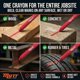 thumbnail image 2 of Crayón rojo AMERICAN MUTT TOOLS – Pack de 12 para madera, 2 of 7