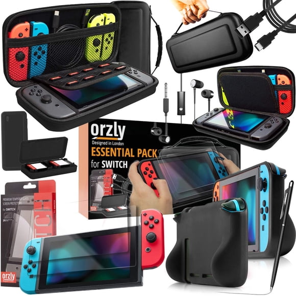 Funda Orzly Essential Pack para Switch OLED de 6,2 pulgadas