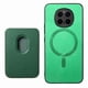 thumbnail image 1 of Funda de Cuero Magnética con Tarjetero para Honor Magic 7 Pro Cubierta Delgada Verde, 1 of 5