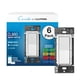 thumbnail image 1 of Interruptor inteligente Lutron Claro para iluminación de caseta, 5 A, blanco, paquete de 6, 1 of 9