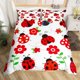 thumbnail image 1 of Christm-as Trees D-u-t Co-ve-r Queen Size Sa-nta Claus- and Snowman Comfort-er Cover with 2 Pillow-case for Te-ens Adults Kids S-tarry Sky Be-dding Set Snow Sc-ene Brea-thable 3 Pieces D-ecorative, 1 of 5
