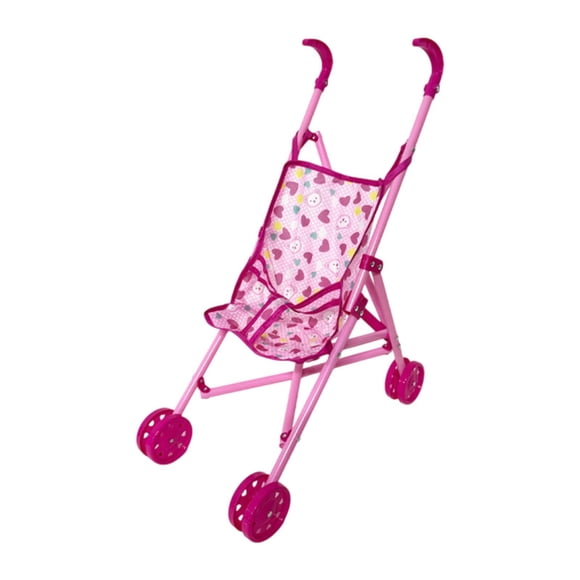 Carrollador de muñecas plegable Push Push PRAM Educational Decoración de la casa de muñecas Decoración de niñas Regalo Push Cart Toy Simulation Pushir Estilo B