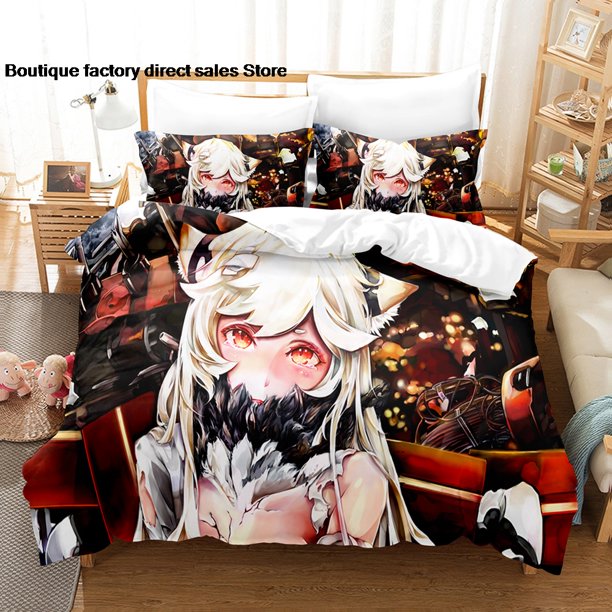 Kantai Collection Bedding Set Single Twin Full Queen King Size Bed Set Aldult Kid Bedroom Duvetcover bed sheet set Bed Sheets