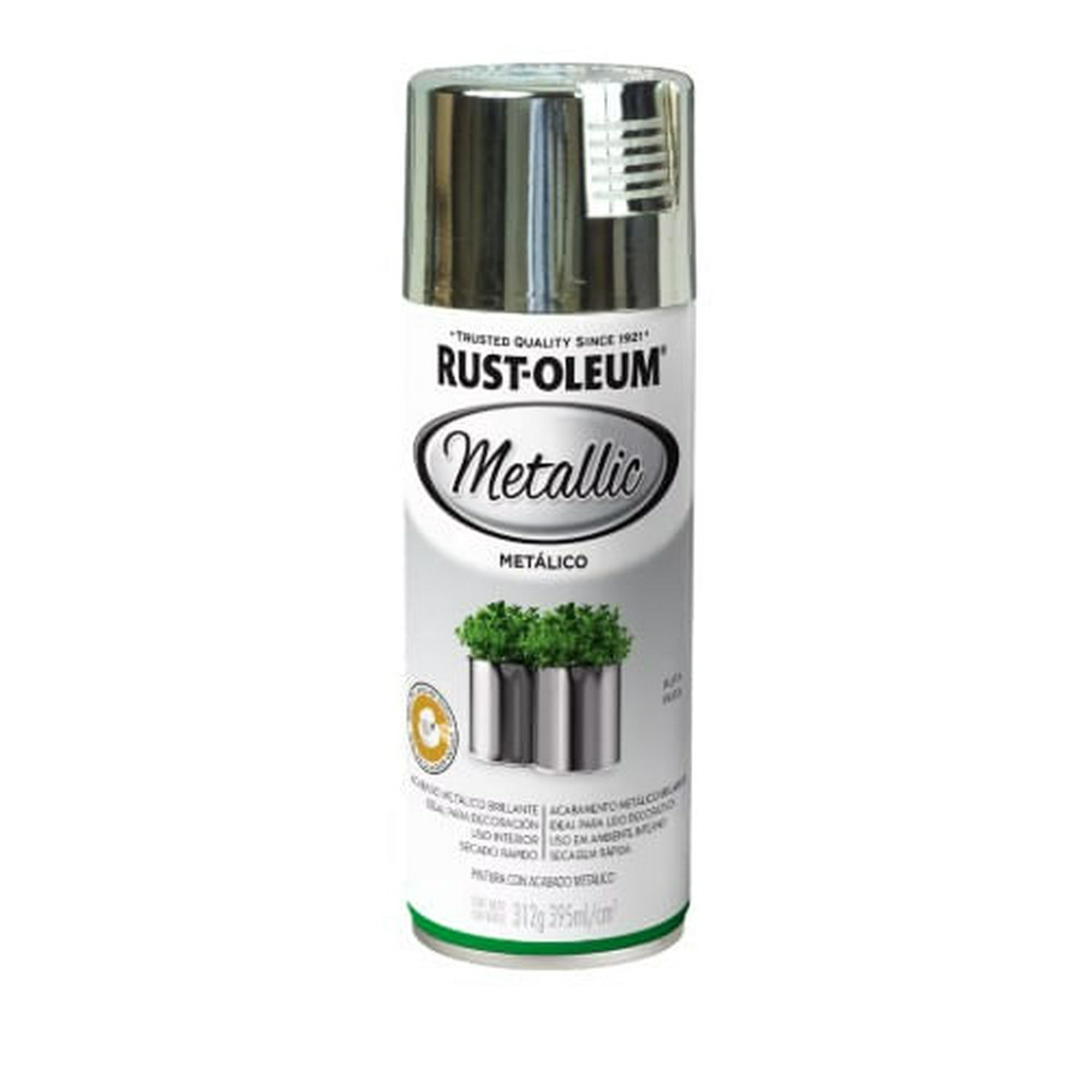 Rust-oleum - Pintura En Spray Acabado Special Metálico Plata Brillante 312 G