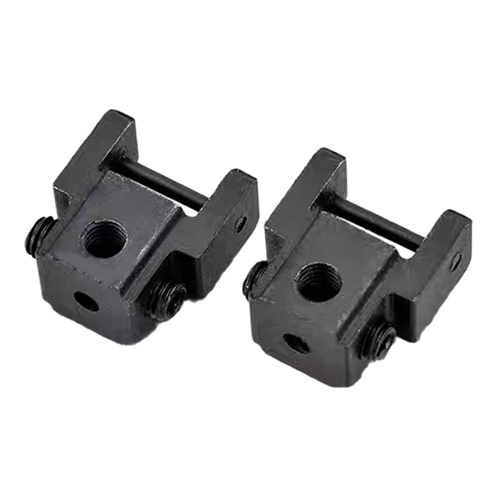 Magideal - Kit De Conversión De Soportes Para Sierras De Calar, Mandriles De Alambre Metálico Resistentes Para Sierras De Acero De Precisión, Piezas De Repuesto Juego De 2 Piezas