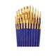 thumbnail image 3 of Juego de brochas Royal & Langnickel Gold Taklon Hair con mango acrílico, 3 of 5