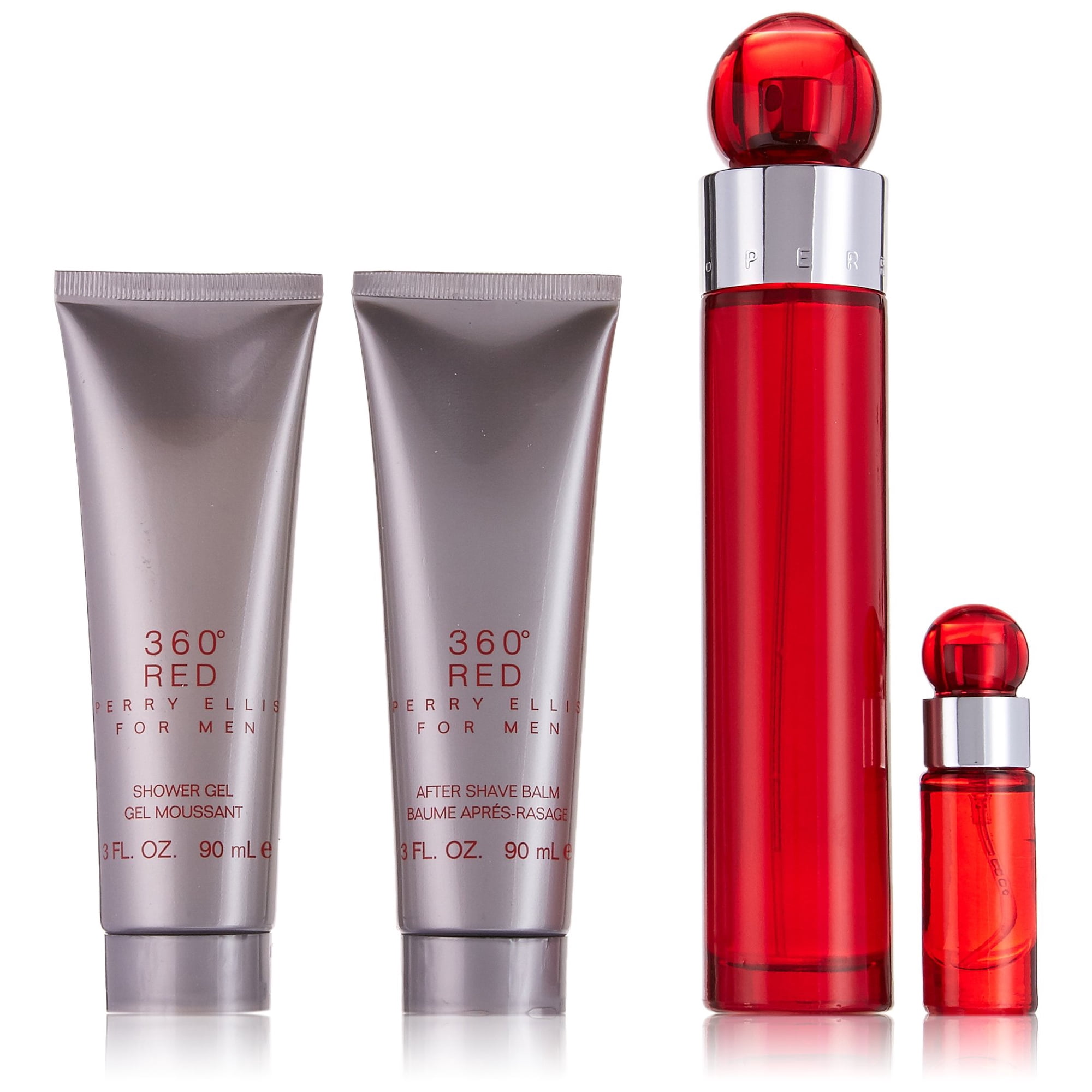Set De Regalo Perry Ellis 360 Red Eau De Toilette 100 Ml Para Hombre