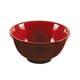 thumbnail image 1 of Cuenco para arroz Yanco CR-130, melamina bicolor negra y roja, 240 ml, 1 of 1