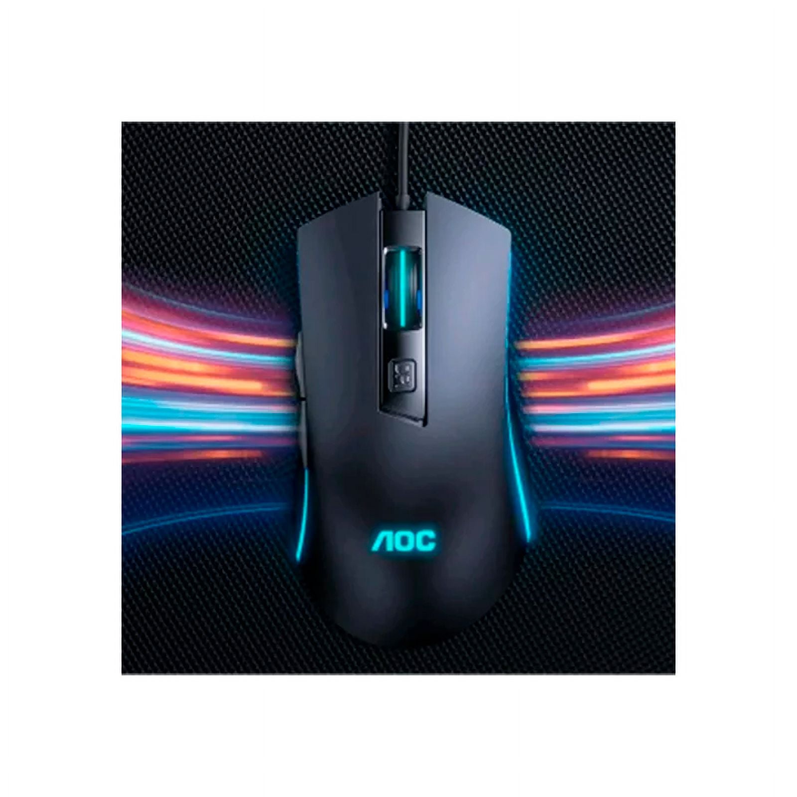 Genérico - Mouse Gamer Profesional Usb 3600dpi Luces Rgb Aoc