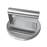 Magideal - Herramienta De Cocina Para Parrilla Burger Smasher, Prensador Plano De Acero Inoxidable Antiadherente, Removedor De Carne Para Panes Planos, Sándwiche