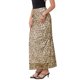thumbnail image 4 of Faldas de leopardo para mujer Maxi de malla elástica de cintura alta ajustada Y2k de ajuste delgado falda larga de moda M marrón leopardo, 4 of 6
