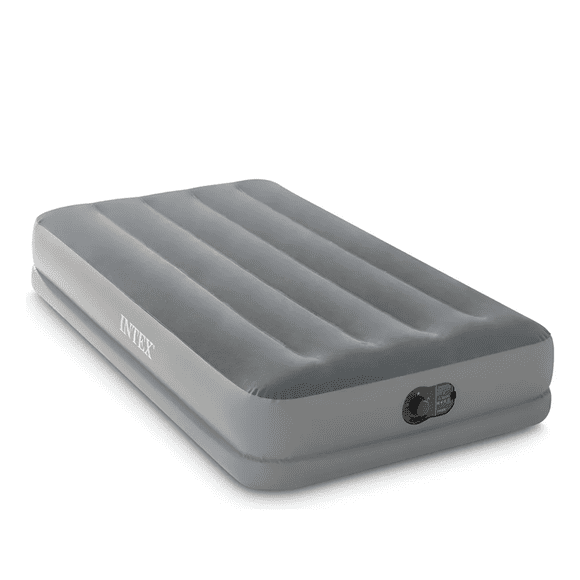 Colchón Inflable Eléctrico Usb Intex 1,5 Plz 99x191x30 /bamo Gris