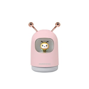 El Edén - Humidificador Usb, Diseño De Abeja Para Hogar, Oficina. Rosado