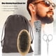 thumbnail image 4 of Juego de 4 peines para barba Revolution Beard Comb & Beard Brush para hombre: cepillo de cerdas naturales de jabalí y peine de madera de peral de doble acción con estuche de viaje de terciopelo., 4 of 8