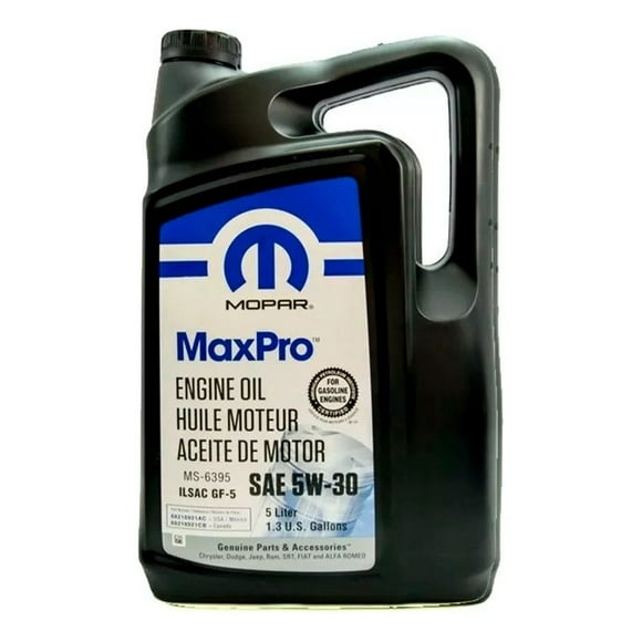 Aceite Motor 5w30 Mopar / Dodge / Jeep Bidon 5 Litros