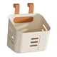 thumbnail image 3 of Canasto De Almacenamiento Colgante Canasto De Almacenamiento Con Gancho Para Baño Dormitorio En Una Barandilla L Amarillo, 3 of 3