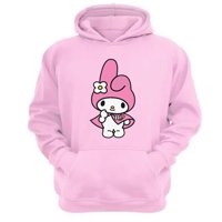 Genérico - Polerón Canguro Melody Rosa Talla S Unisex