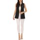 thumbnail image 2 of INSPIRE CHIC Chaleco de Mezclilla para Mujer sin Mangas con Botones de Largo Medio Casual Chaleco de Jean Negro XS, 2 of 6