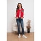 thumbnail image 4 of Chaqueta Corta Universitaria Mujer Gruesa Forro Piel Bolsillos 7582, 4 of 4