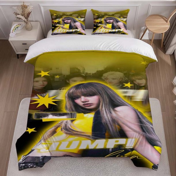 LISA Theme Bedding Set | Comfortable All-Season Duvet Cover and Pillowcases Ideal for Home and Guest Rooms