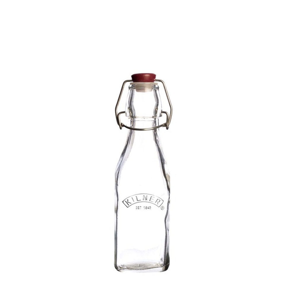 Kilner - Botella Tapa Roja Con Cierre Clip 0.25lt