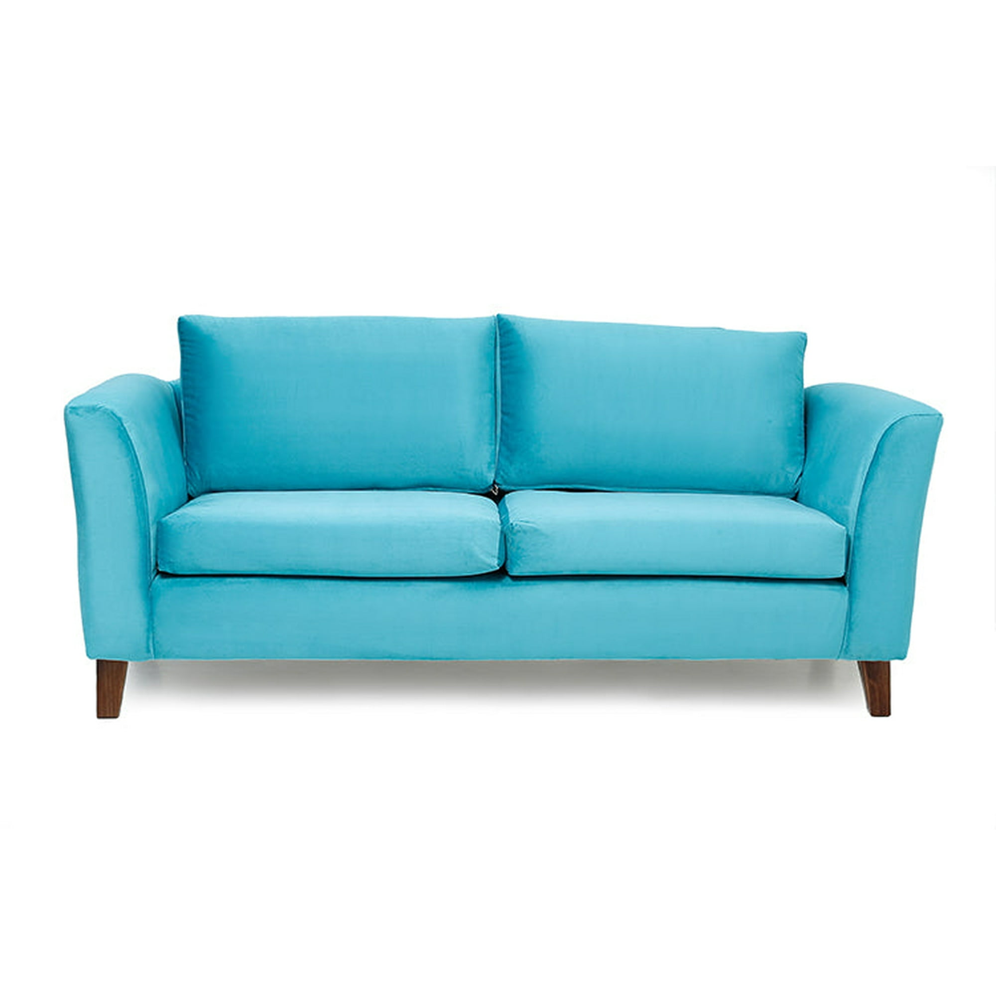 Barra Design - Sofá Ema 3c Felpa Turquesa