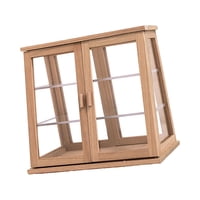 Bothyi - 1:6 1:12 Modelo De Vitrina De Galletas Para Edificio Arquitectónico Modelo Tren Madera De Cerezo A