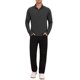thumbnail image 2 of INSPIRE CHIC Camiseta Atlética de Manga Larga con Protección Solar y Cremallera 1/4 para Hombre Talla L Negro, 2 of 6