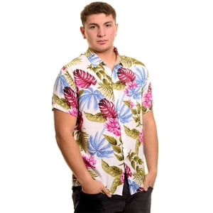 Likeshop - Camisa Guayabera Manga Corta Fashion Hombre Diseño Botones 090