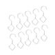 thumbnail image 3 of 10 Uds Ganchos En S Para Colgar Perchas Resistentes Al óxido Para Bolsas De Macetas Blancas, 3 of 5
