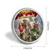 thumbnail image 2 of Jumanji-Theme Round Button Badge: Premium Metal Construction, Ideal for High-End Events 2.8 cm, 2 of 6