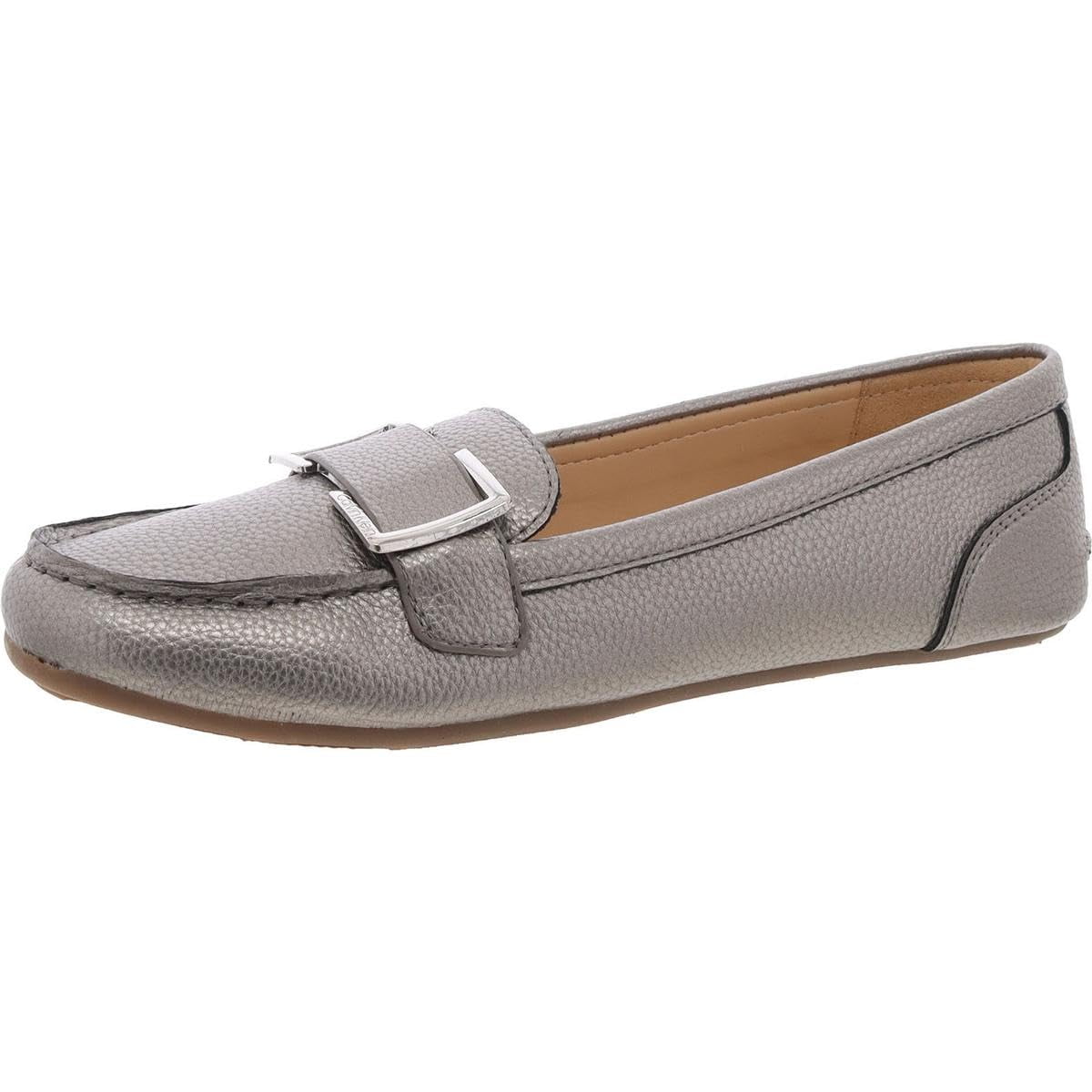 Zapatos Calvin Klein Lydia Para Mujer, Peltre Y Gamuza