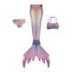 thumbnail image 5 of Traje De Baño Para Niña Colas De Sirena Cosplay Ropa De Baño Para Regalo De Cumpleaños Piscina De Vacaciones Para 130 Cm De Altura B, 5 of 5