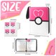 thumbnail image 2 of Carpeta para cartas coleccionables EASYFUN de 900 bolsillos rosa, 2 of 7