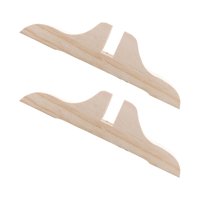 Magideal - 2 Soportes Para Pantalla De Privacidad, Soportes Divisores De Habitación, Clips De Pantalla De Privacidad Útiles Extraíbles, Base De Pantalla De Mader Color Madera