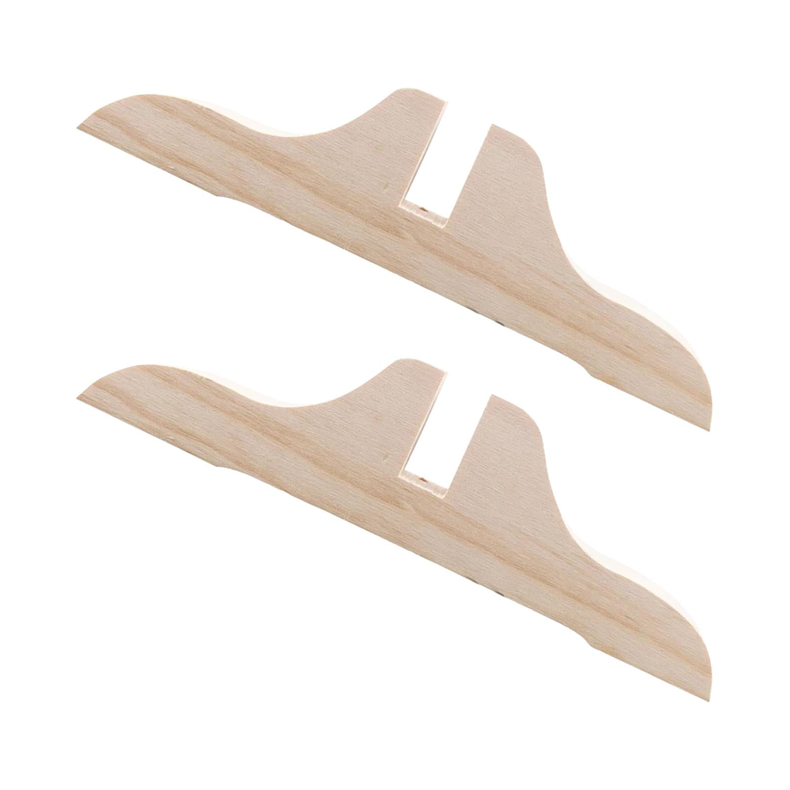 Magideal - 2 Soportes Para Pantalla De Privacidad, Soportes Divisores De Habitación, Clips De Pantalla De Privacidad Útiles Extraíbles, Base De Pantalla De Mader Color Madera